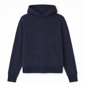 PLENUM STUDIO - Waffle Textured Sweater | Navy Hoodie